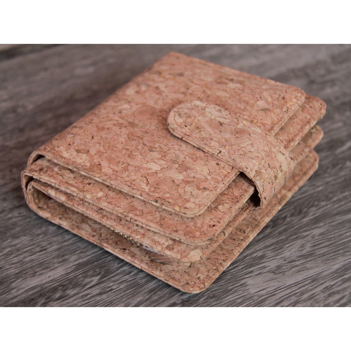 Portemonnaie handmade aus Kork mit Zipper BY COPALA