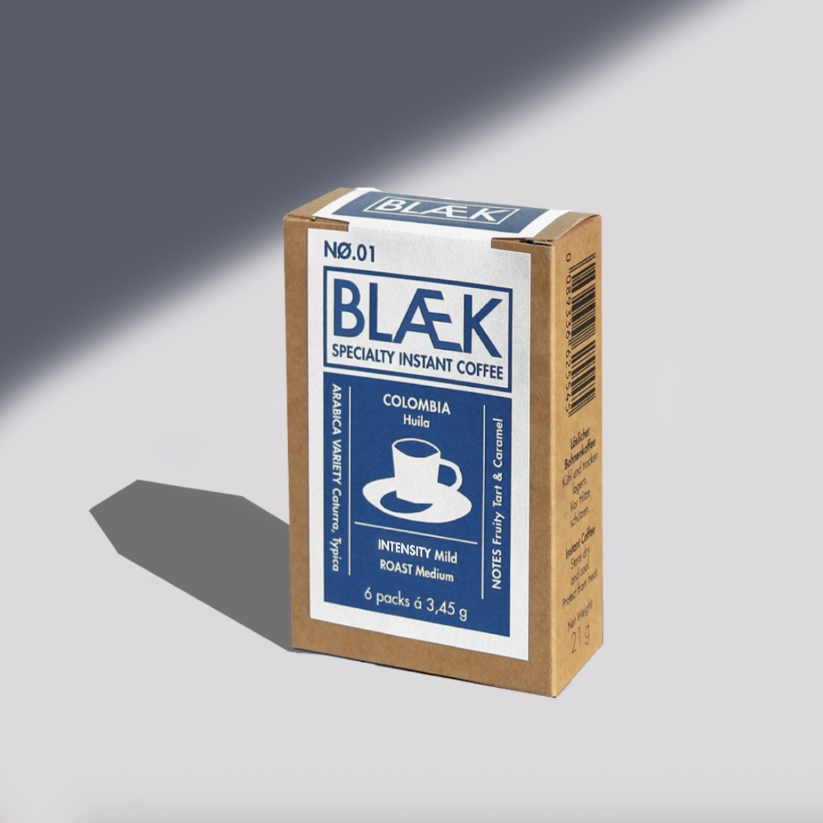 BLÆK Specialty Instant Kaffee NØ.1 - To Go Box - Kolumbien