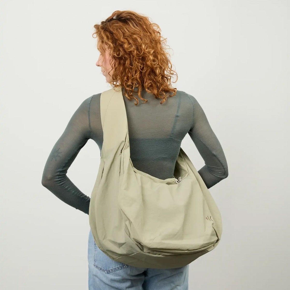 Aada I Moon Bag I kaala | pale olive