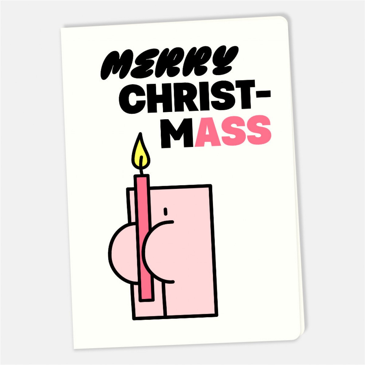 Klappkarte Merry Christmass – Brunhilda Klappkarte Merry Christmass – Brunhilda