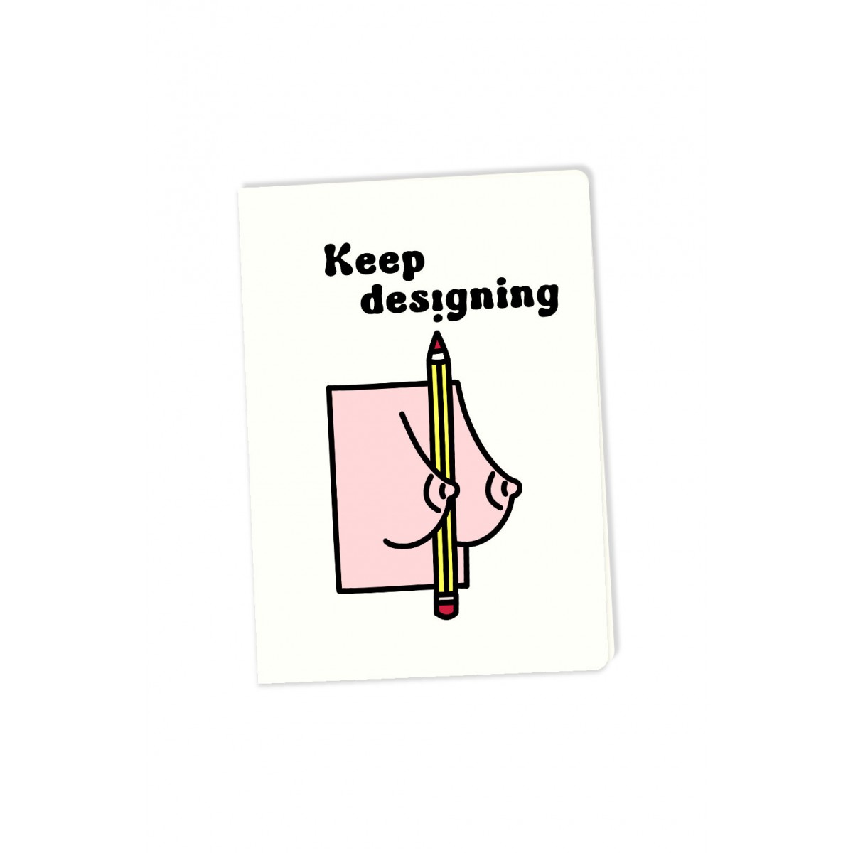 Klappkarte Keep creating – Brunhilda