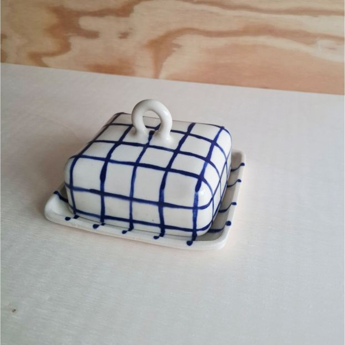 Skelini - Keramik Butterdose handgemacht