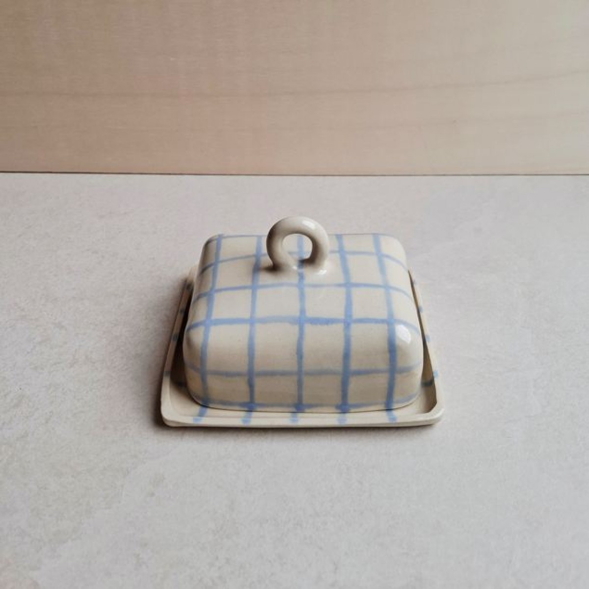 Skelini - Keramik Butterdose handgemacht