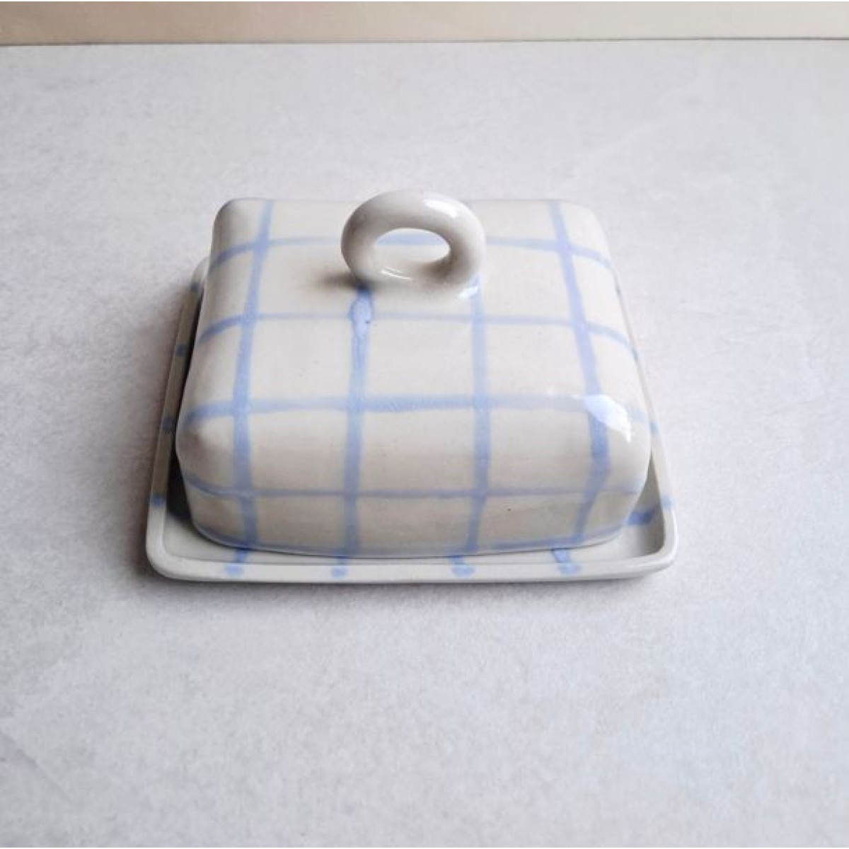 Skelini - Keramik Butterdose handgemacht