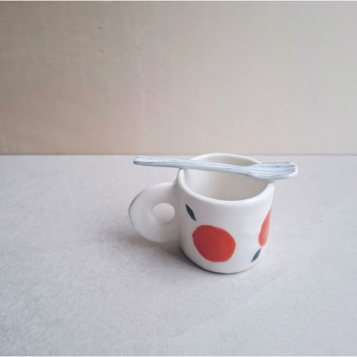 Skelini - handgemachte Espresso Tasse aus Porzellan