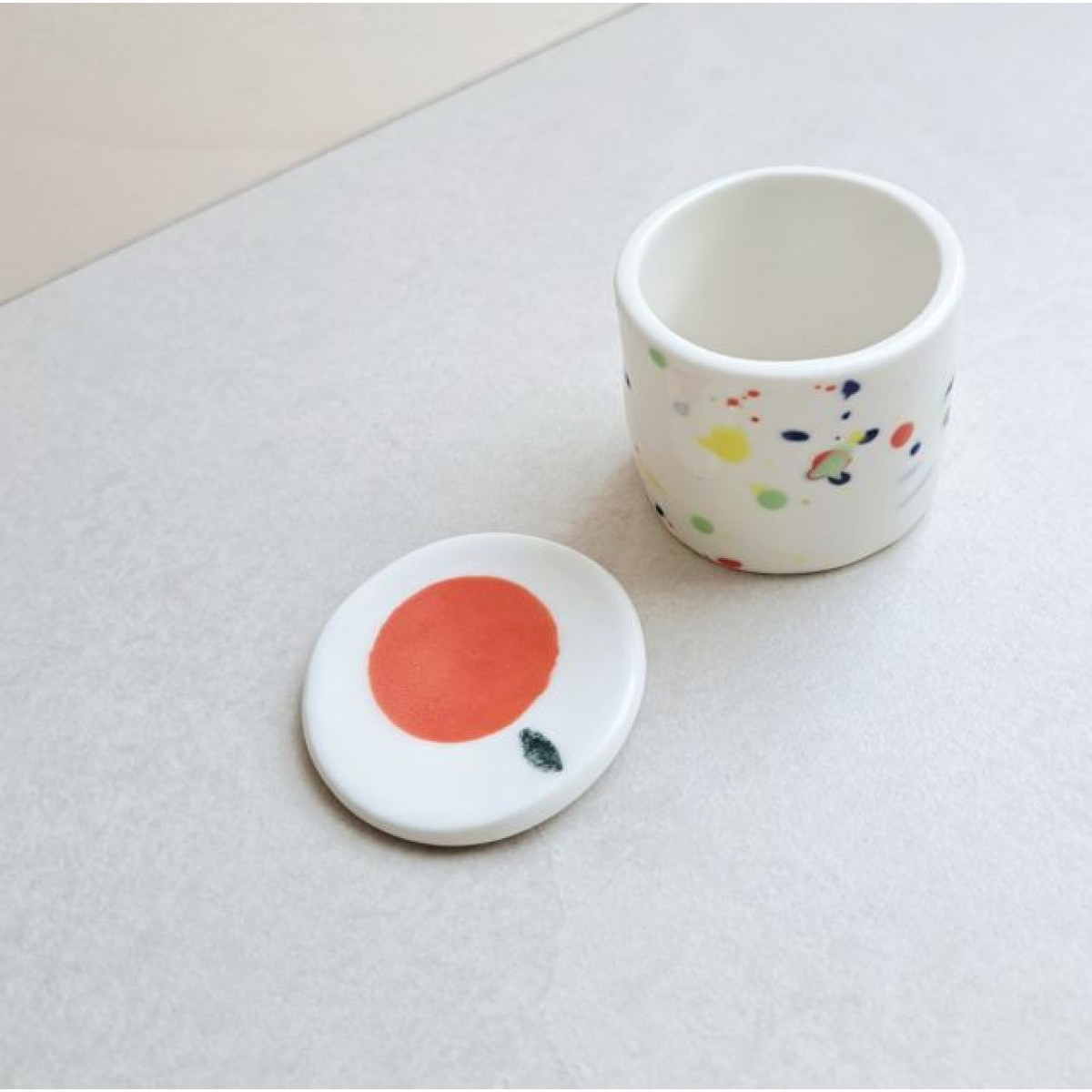 Skelini - Porzellan dose handgemacht