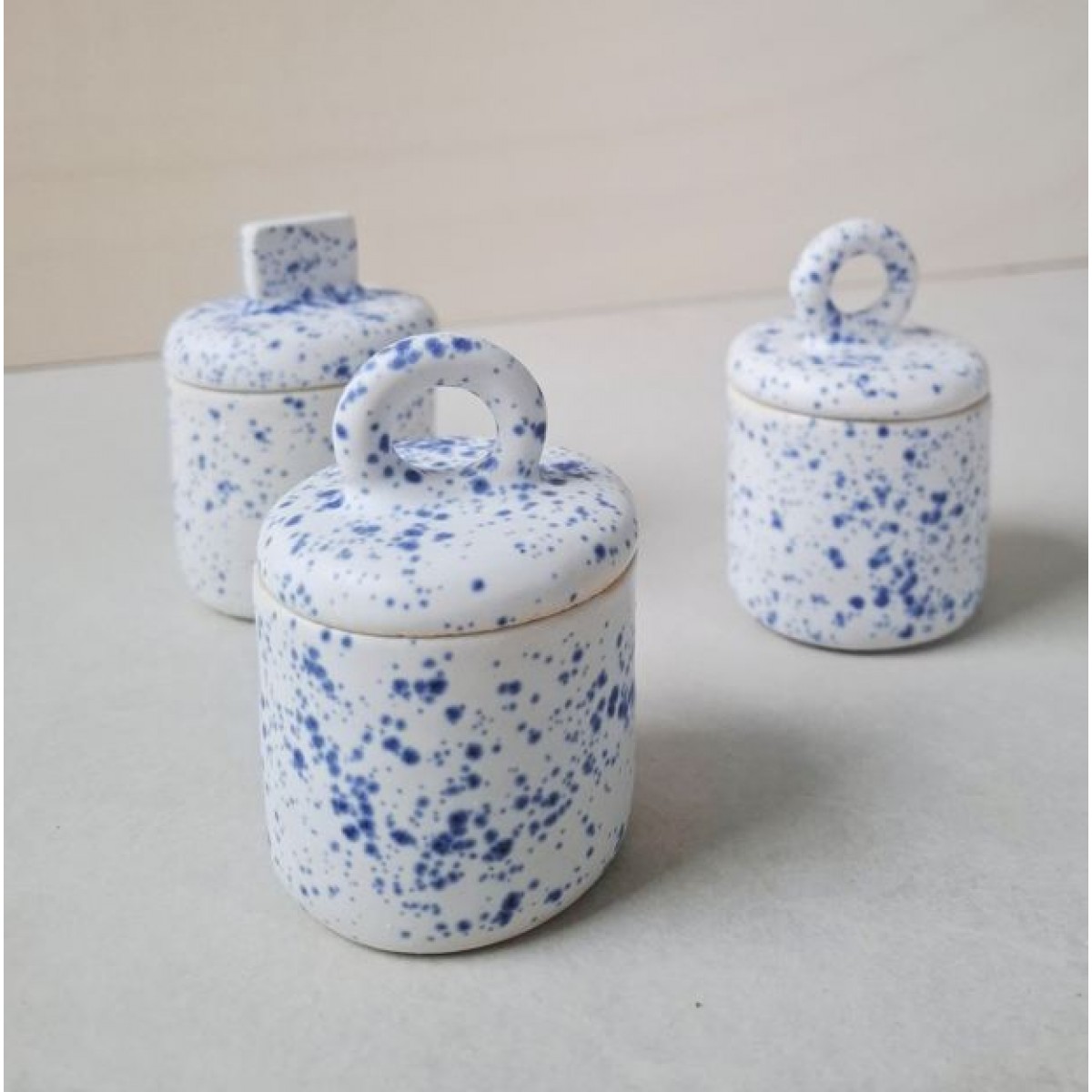 Skelini - Keramikdose handgemacht