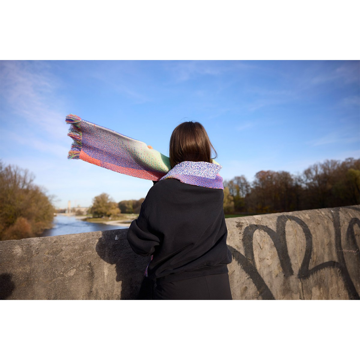 Gute Ware Pixel Schal