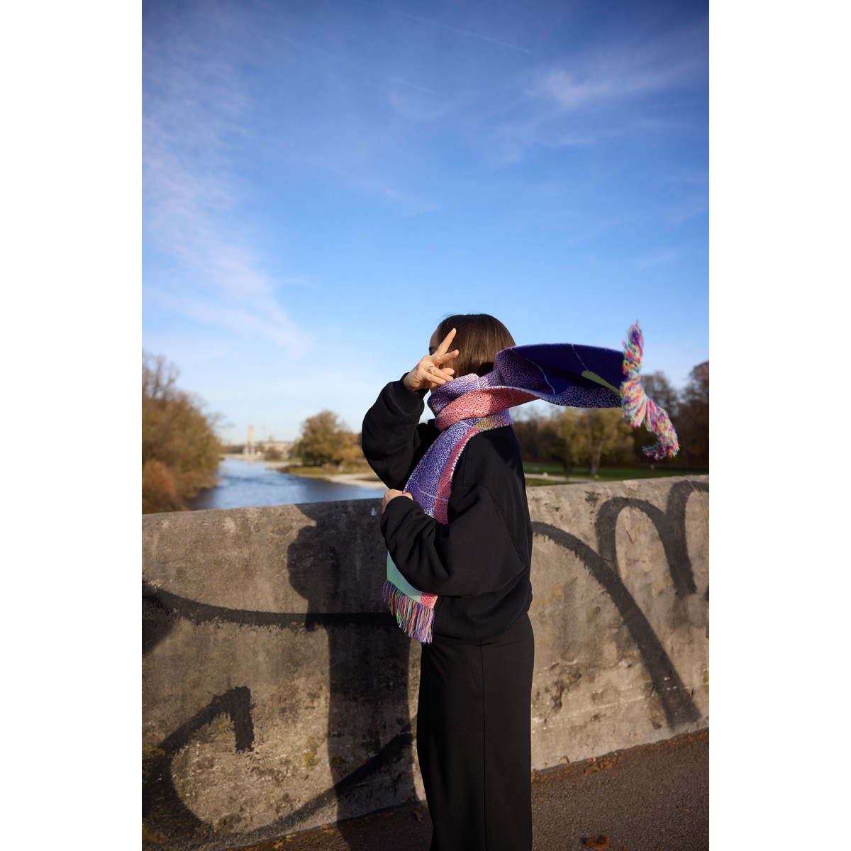 Gute Ware Pixel Schal