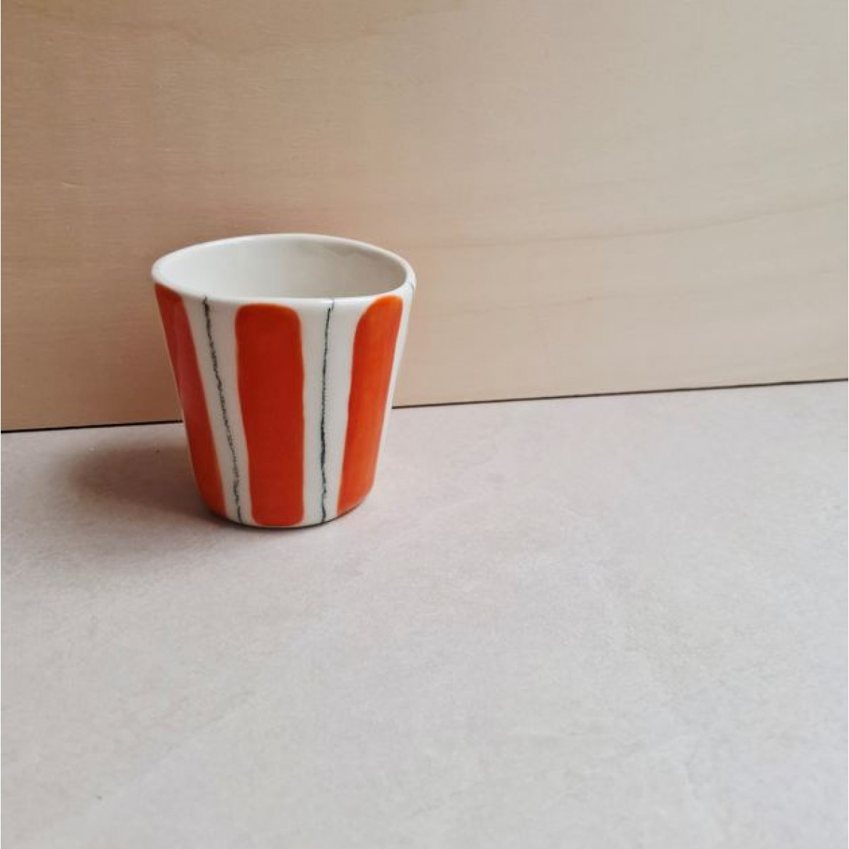 Skelini - Porzellan Tasse handgemacht