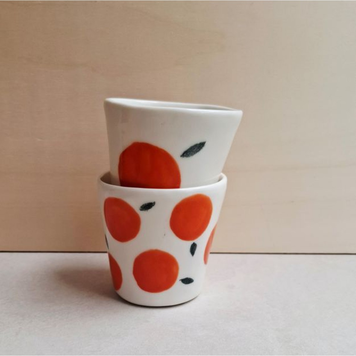 Skelini - handgemachte Tasse aus Porzellan