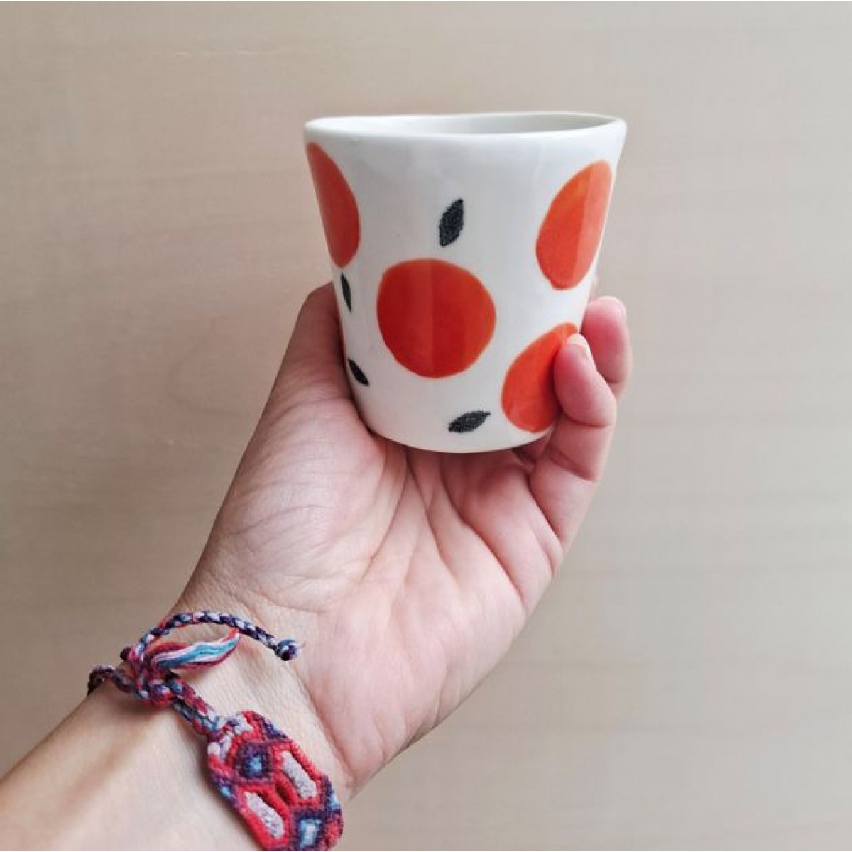Skelini - handgemachte Tasse aus Porzellan