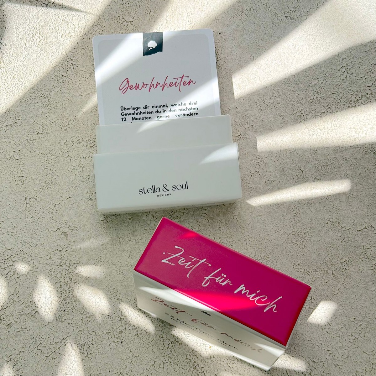Stella & Soul - Zeit für mich: Kartenset mit 52 Me-Time Ideen