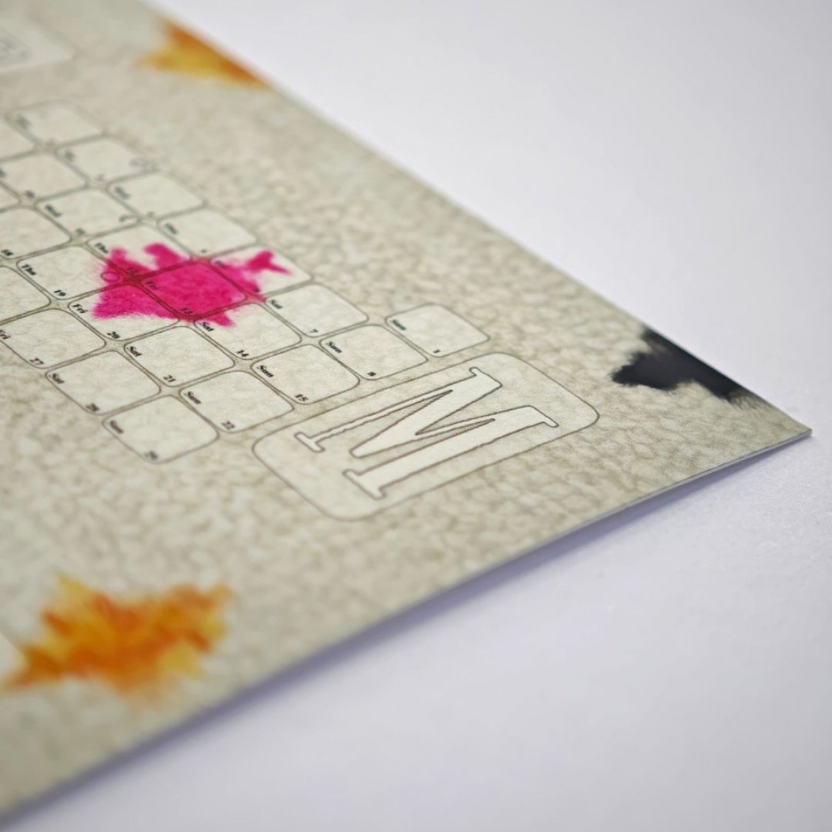 Fine Art Wandkalender 2026 Harlekin / kilim