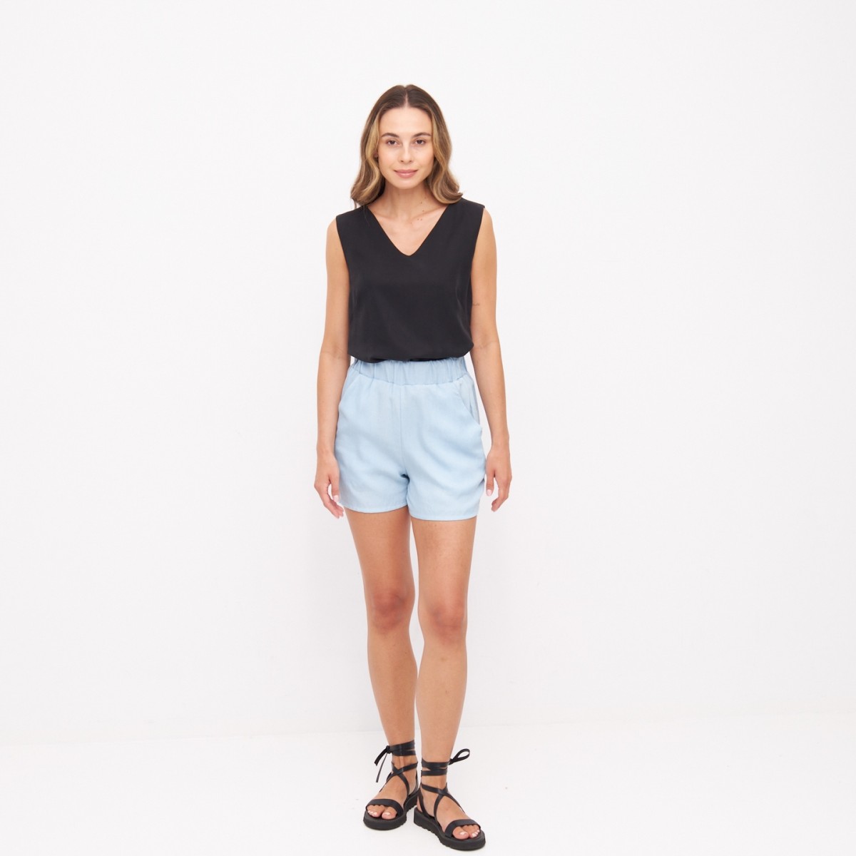 WiDDA - Sliptop NENA aus Tencel in Schwarz