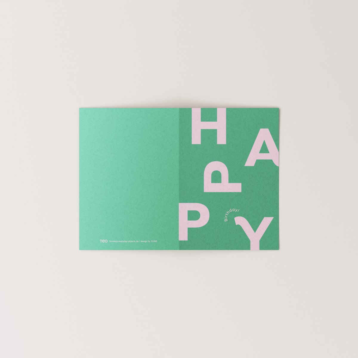 Grußkarten - HAPPY BIRTHDAY / DANKE / LOVE

