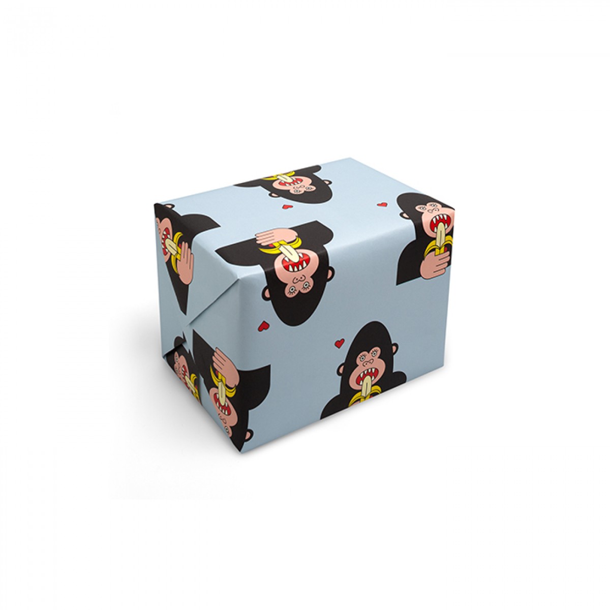 redfries wrap gorilla – Geschenkpapier DIN B2, 3 Bögen
