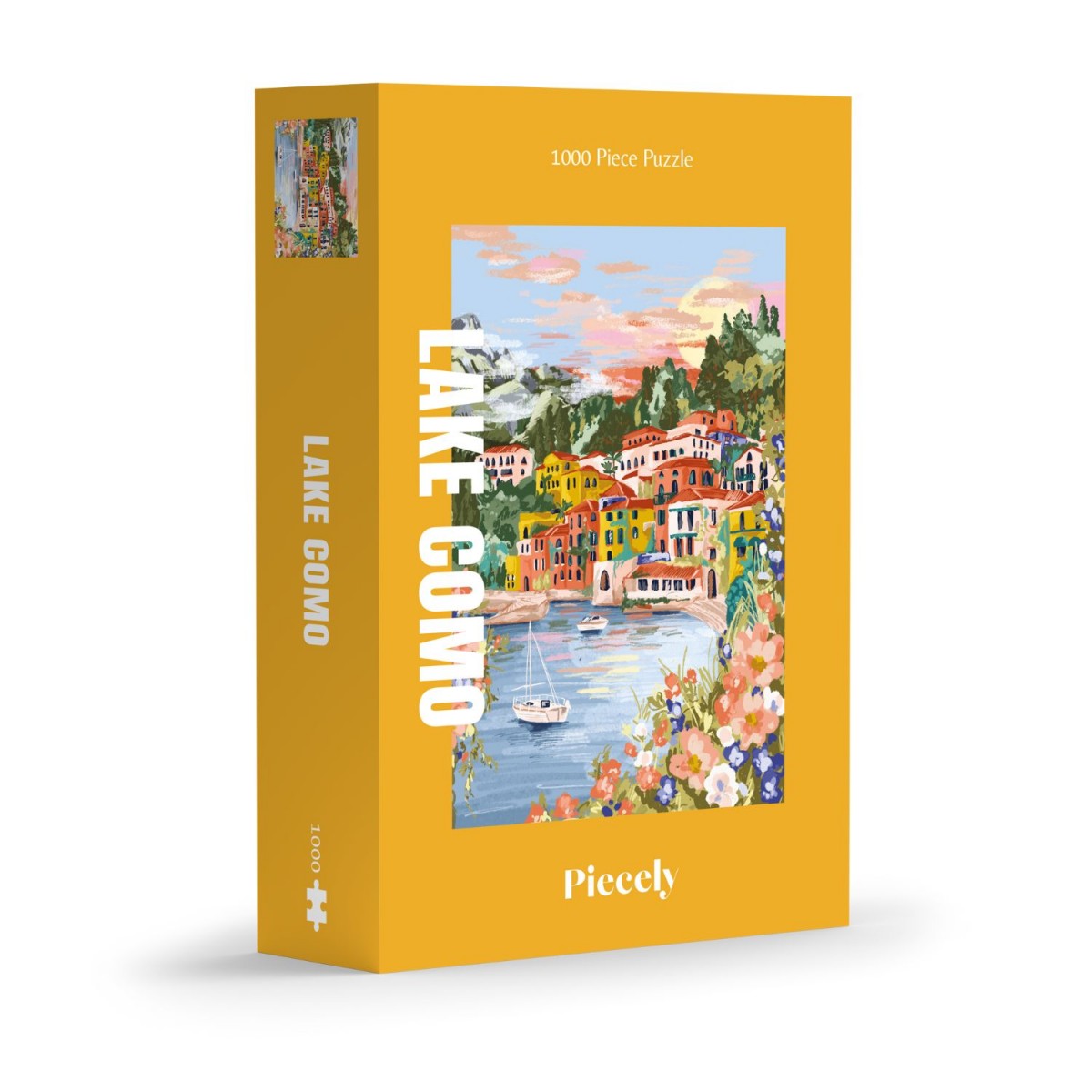 Piecely Lake Como Puzzle, 1000 Teile