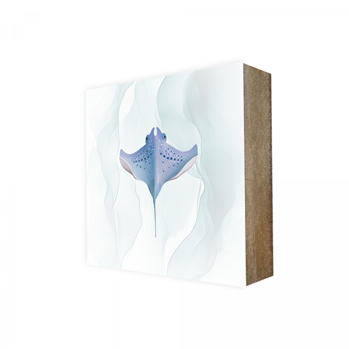 Stadtliebe® | Cube-Bild Sea-Linie „Rochen Fabian“