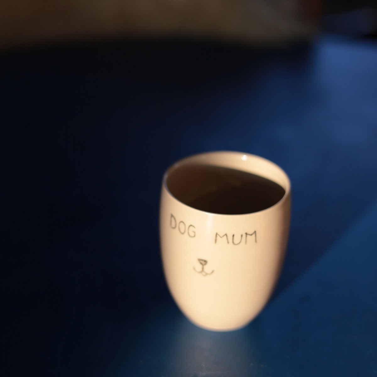 Dog Mum Keramikbecher handgemacht | 280 ml | Becher für Katzenliebhaber | Minimalistischer Handmade Mug