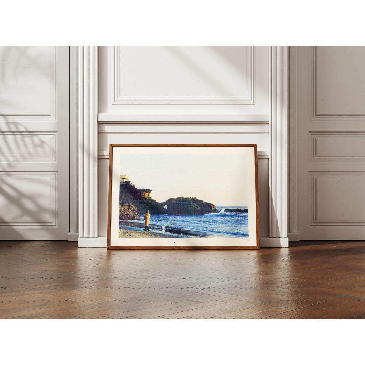 A3 - Filmfotografie Risoprint - Motiv: Laguna Beach Sonnenuntergang - Vitja Photo Prints