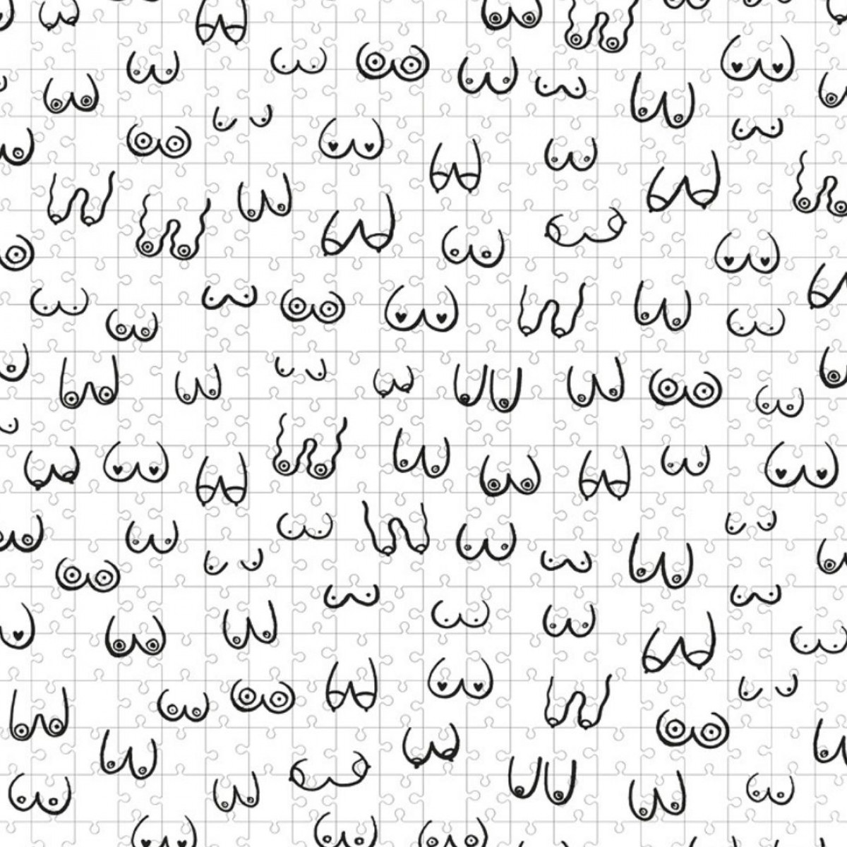 typealive / 500 Teile-Puzzle / BUSENFREUNDE / Feministisches Puzzle für Erwachsene