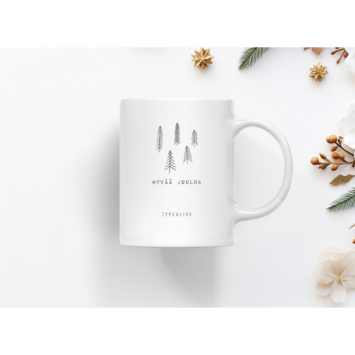 typealive / Tasse aus Keramik / Finnish Christmas