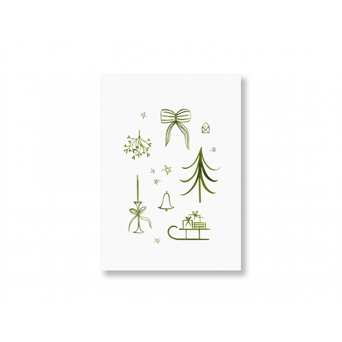 Weihnachtskarte, 3er-Set - SANS.
