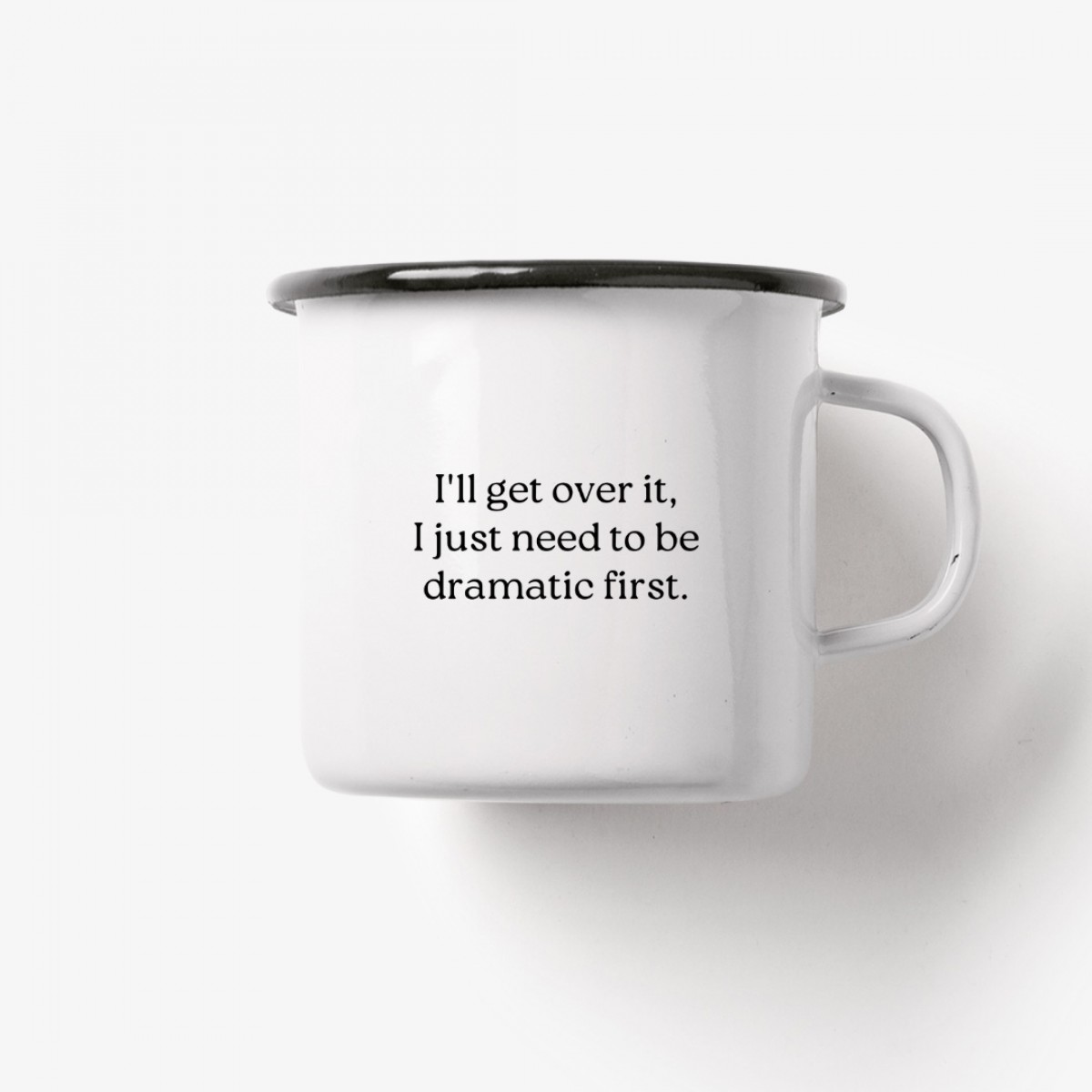 typealive / Emaillebecher Tasse / Dramatic
