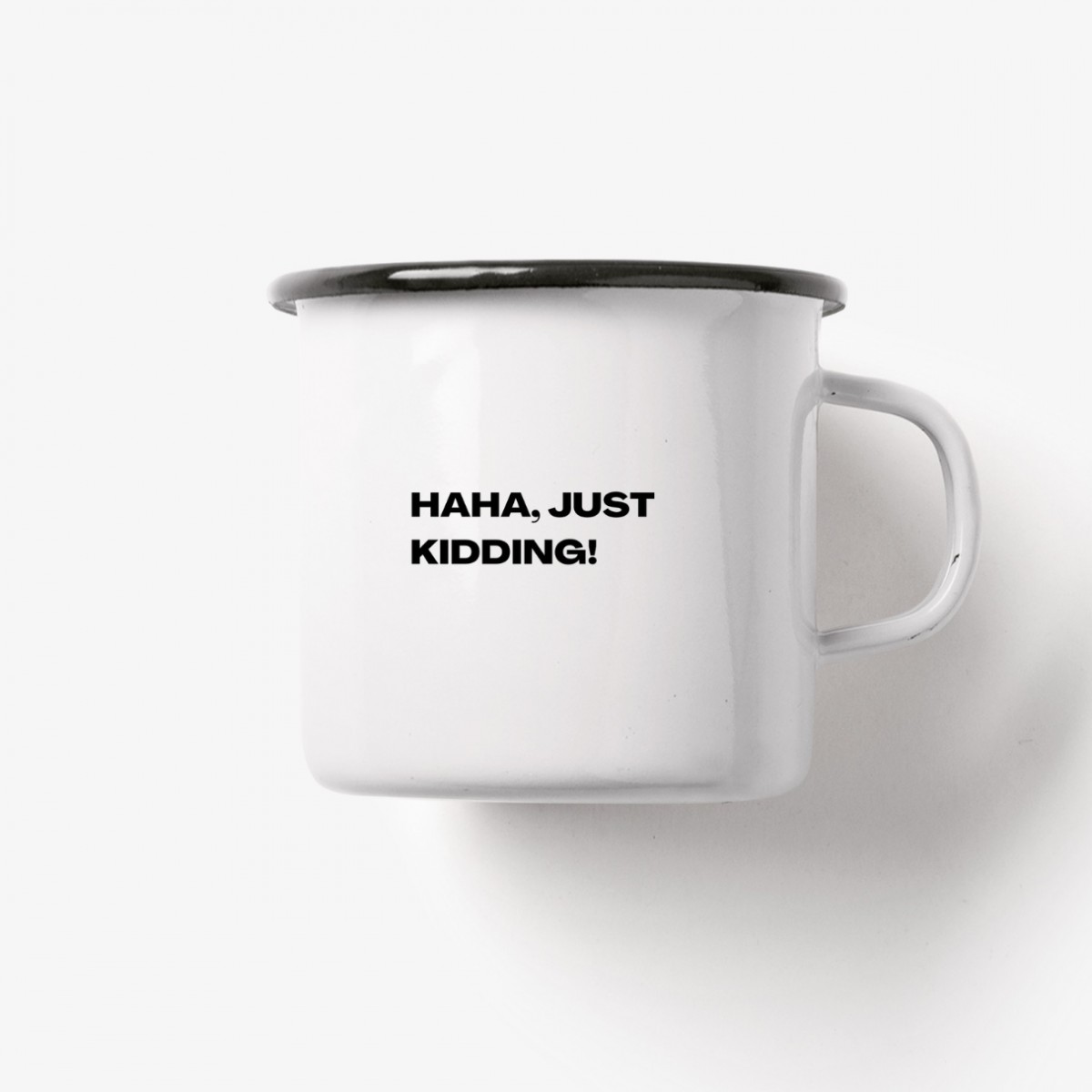 typealive / Emaillebecher Tasse / Love My Job