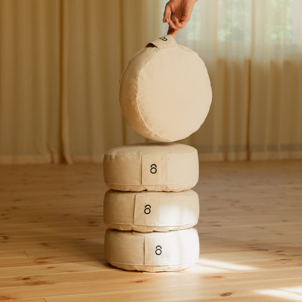 Yoga & Meditationskissen - Bio Baumwolle - Bio Dinkelspelz & Lavendel Füllung Yoga & Meditationskissen - Bio Baumwolle - Bio Dinkelspelz & Lavendel Füllung