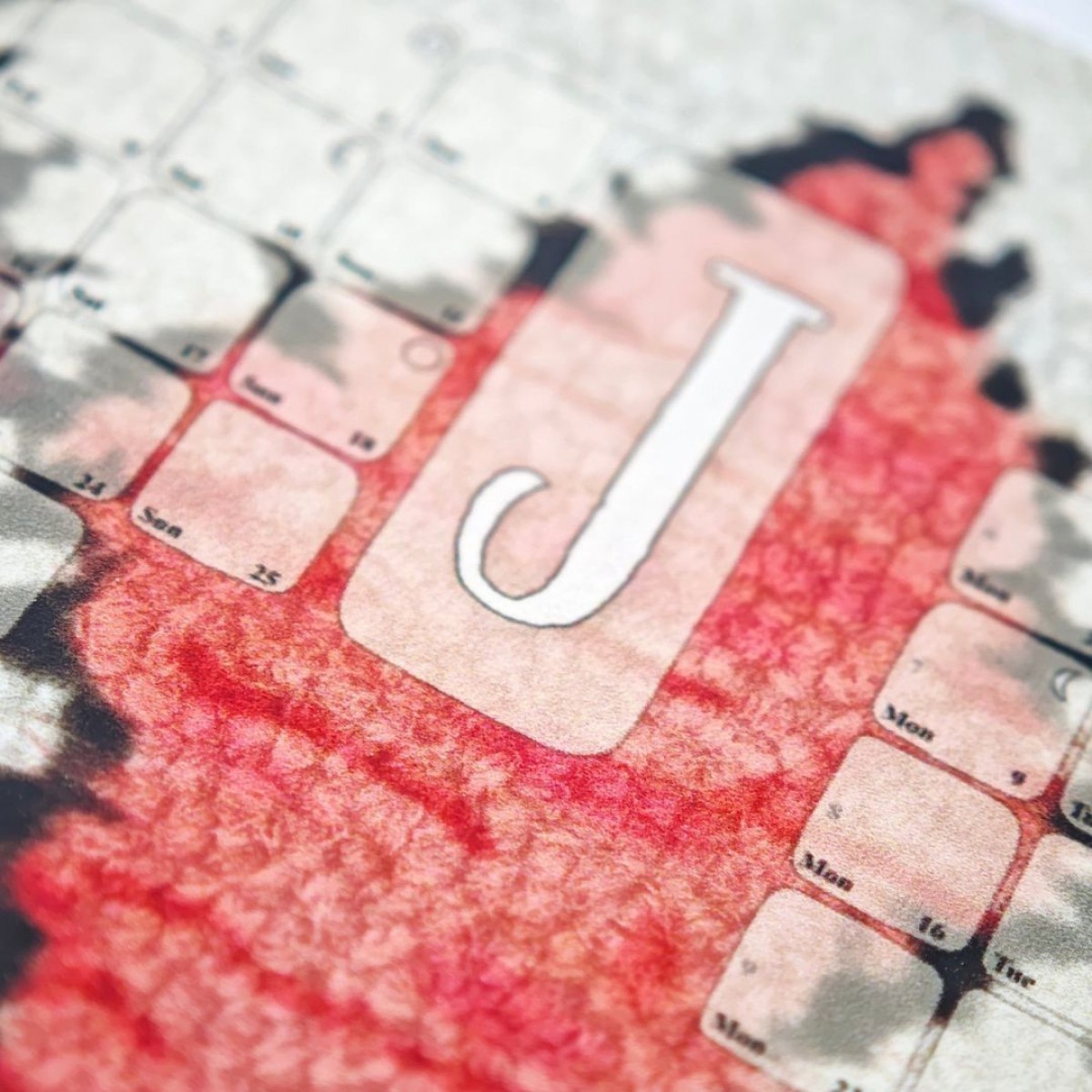 Fine Art Wandkalender 2026 Berber Rose