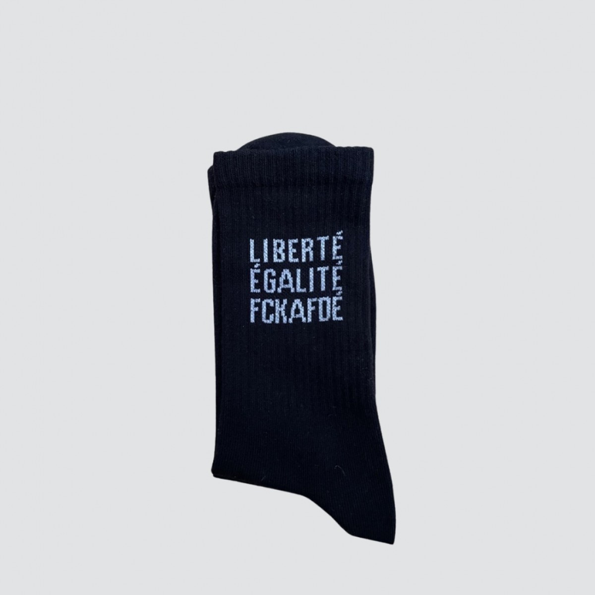 Socken LIBERTÉ ÉGALITÉ FCKAFDÉ - black - arrel