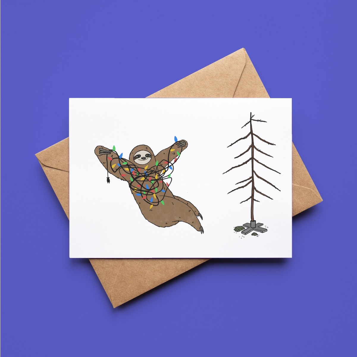 The Naughty District - Lustiges Weihnachtskarten Set »Spirit Animals und Dinos«