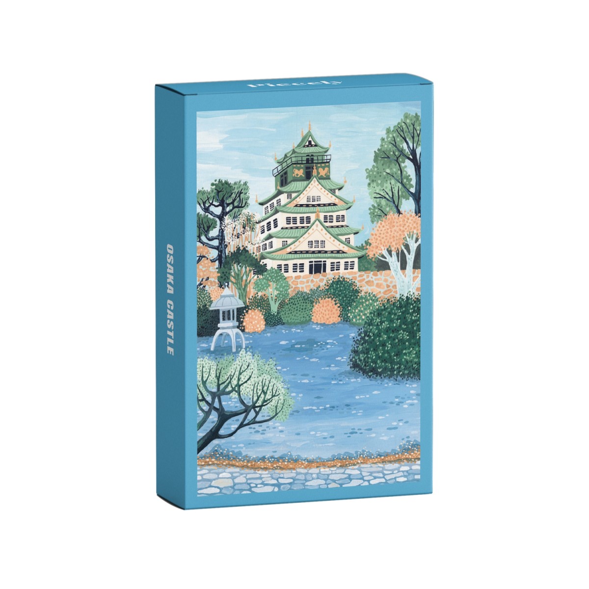 Piecely Osaka Castle Minipuzzle, 99 Teile