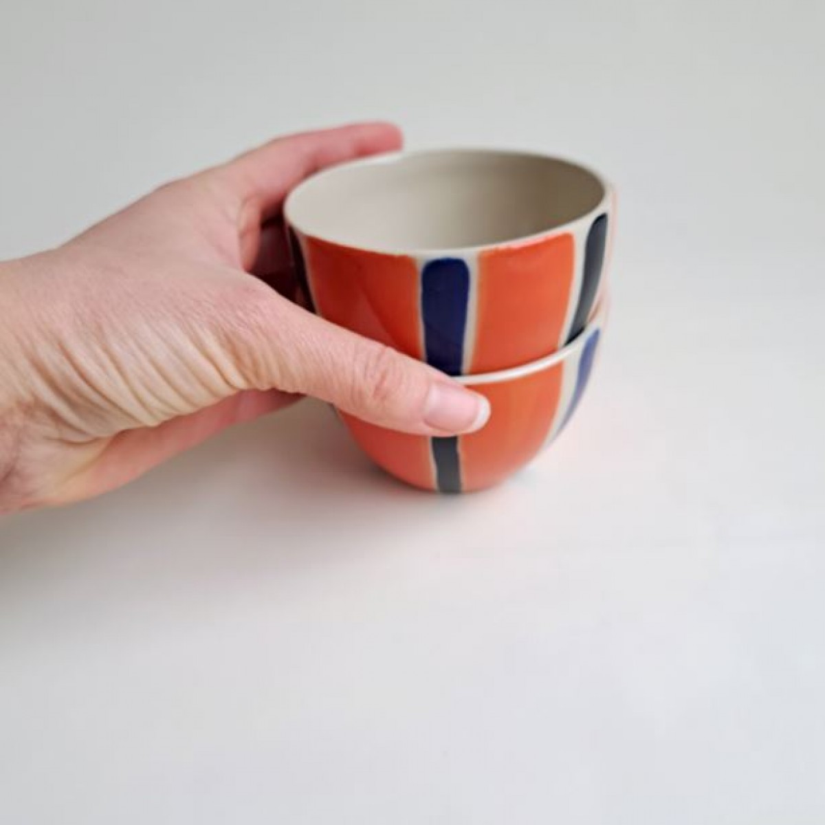 Skelini - orange Cappuccino Tasse