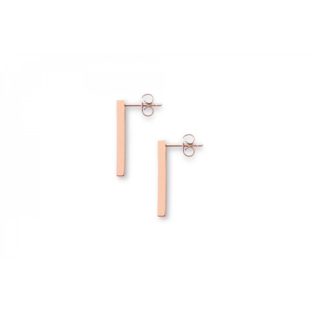 BeWooden Earrings mit Holzdetail - Neue Collection - Lumen Earrings Rectangle