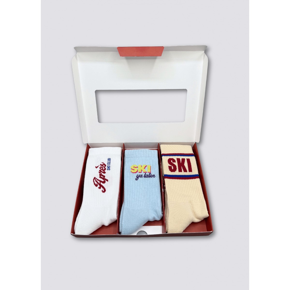 3-PACK SOCKEN APRÈS SKI, SKI YA LATER, SKI - No Bad Days Club