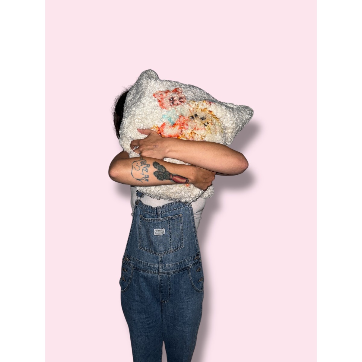 NORMALIZE BEING CONFUSED vegan sheep teddy pillow - The Propcorner