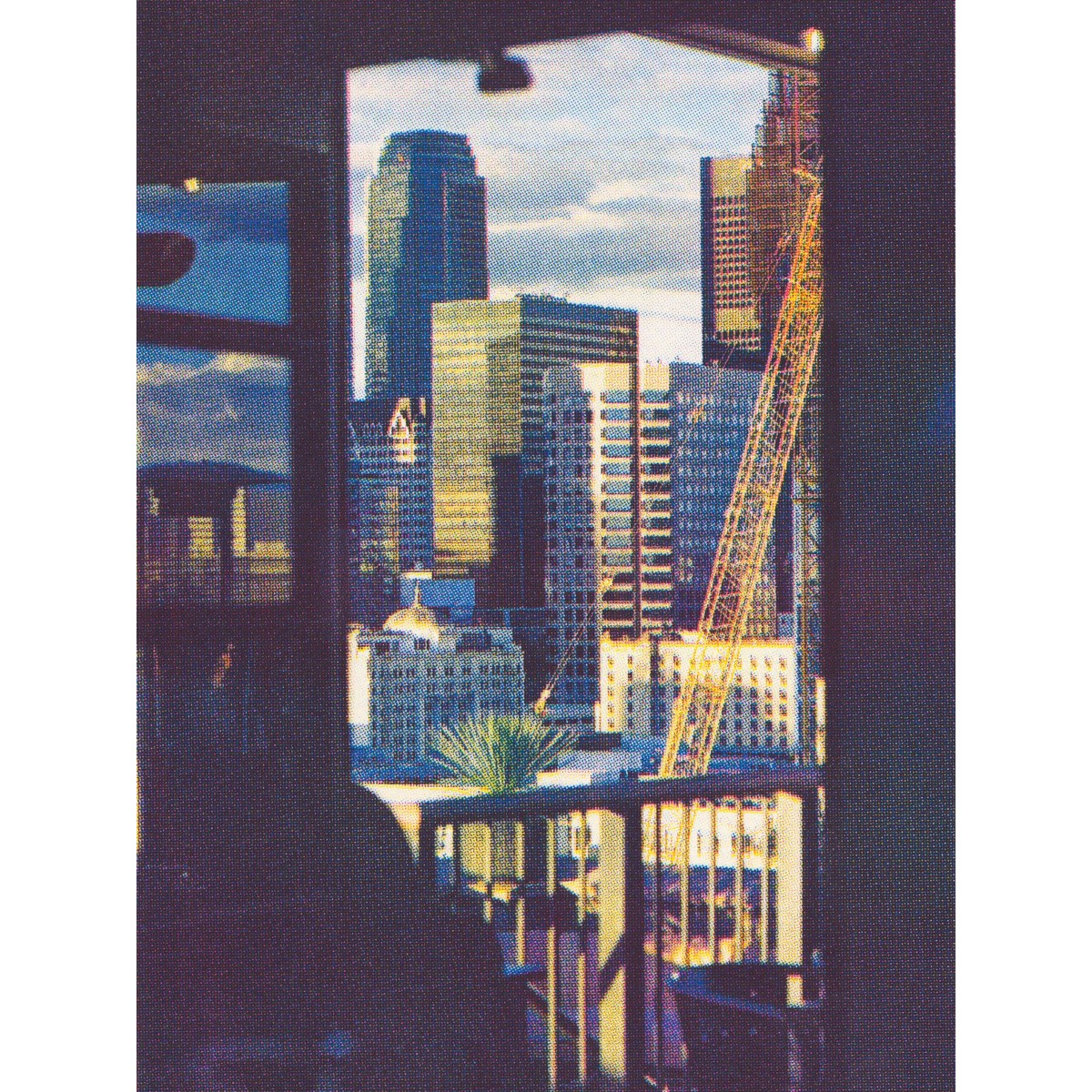 A4 - Filmfotografie Risoprint - Motiv: Downtown L.A. Sonnenuntergang - Vitja Photo Prints