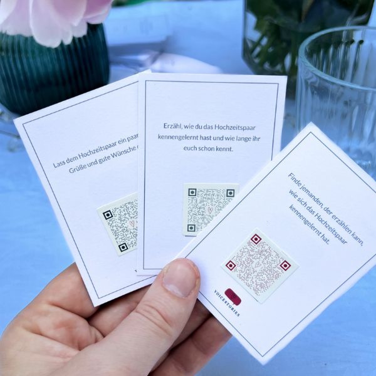 Audio-Sticker für ganz besondere Hochzeitserinnerungen