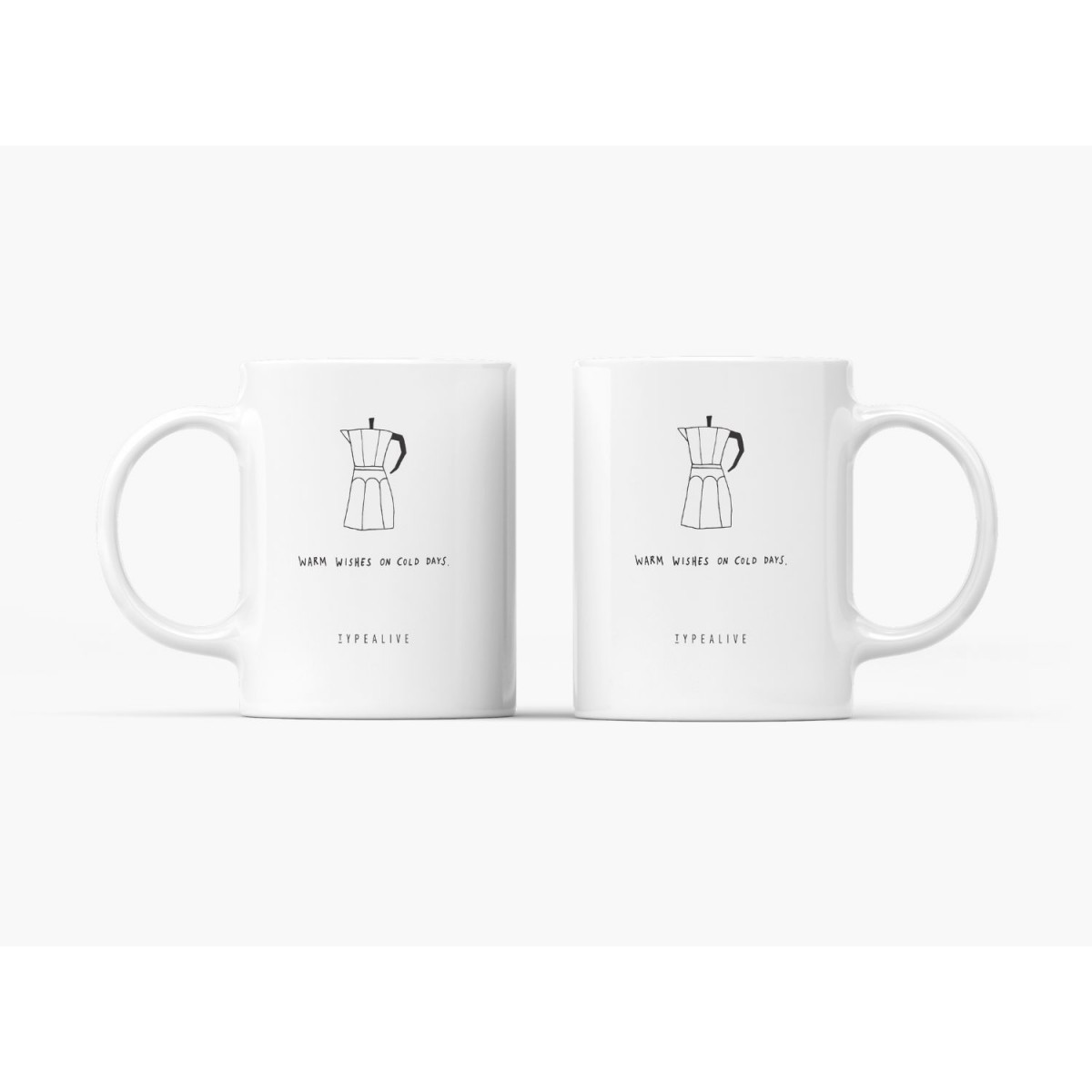 typealive / Tasse aus Keramik / Cold Days