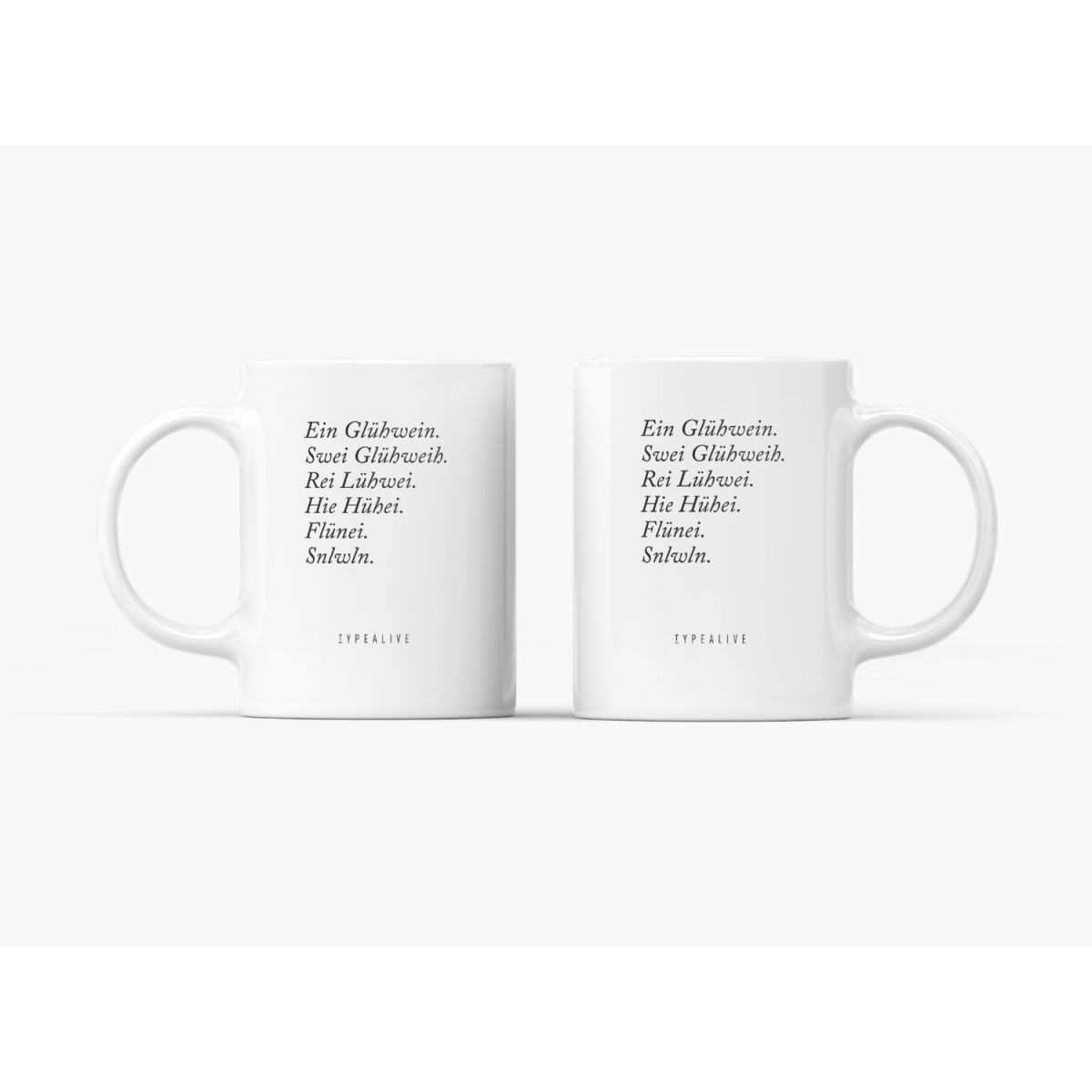 typealive / Tasse aus Keramik / Glühwein