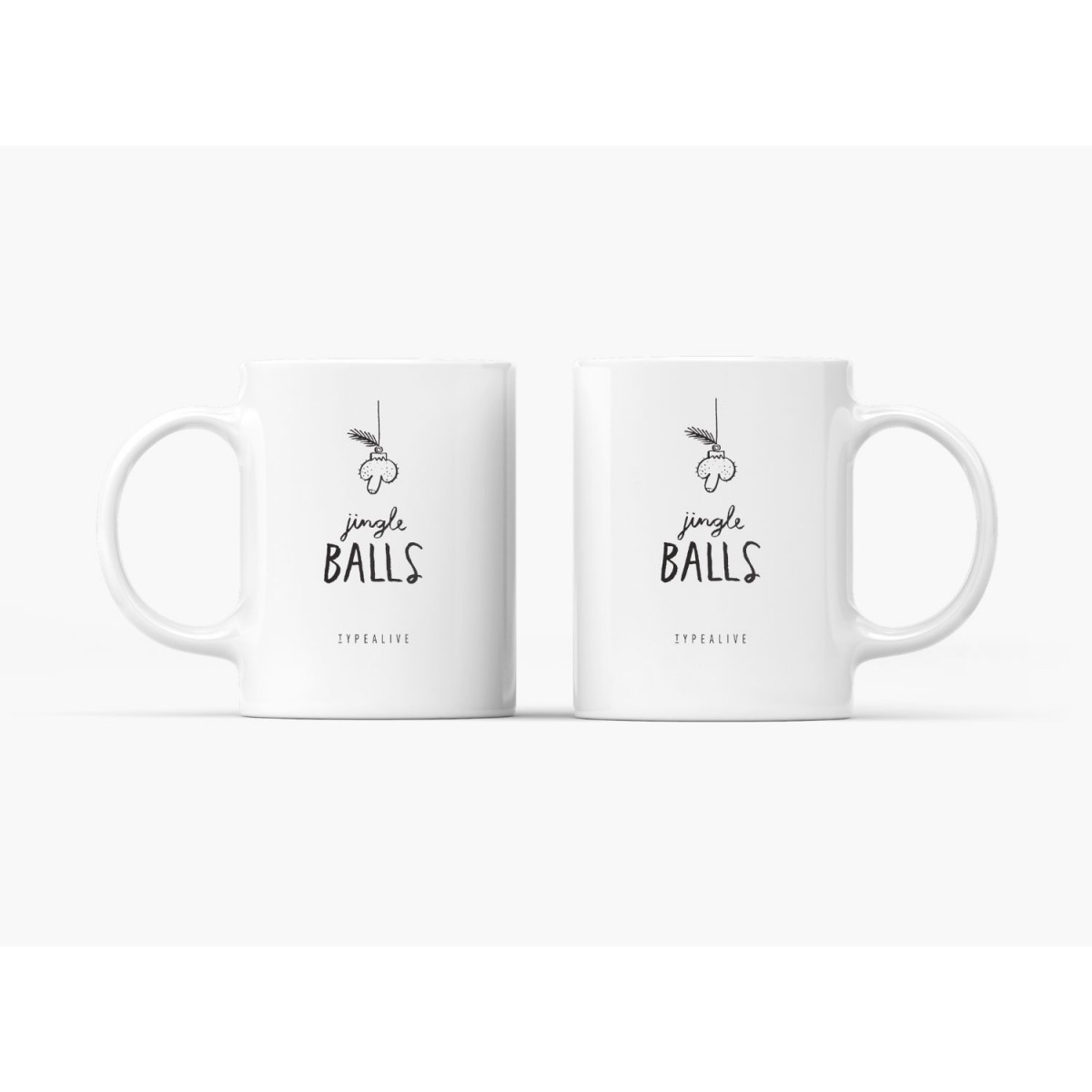 typealive / Tasse aus Keramik / Jingle Balls