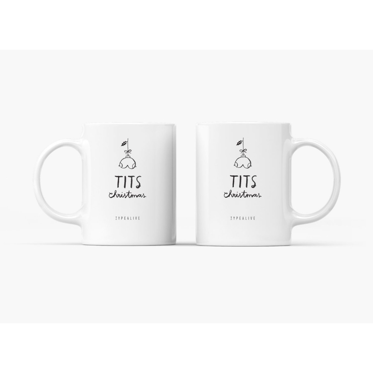 typealive / Tasse aus Keramik / Tits Christmas