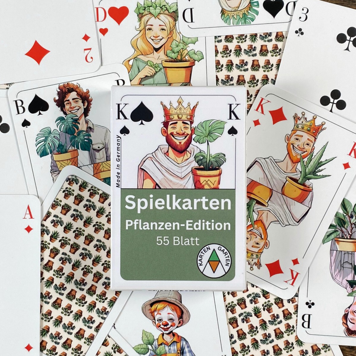 Spielkarten Pflanzen-Edition von Karten Garten