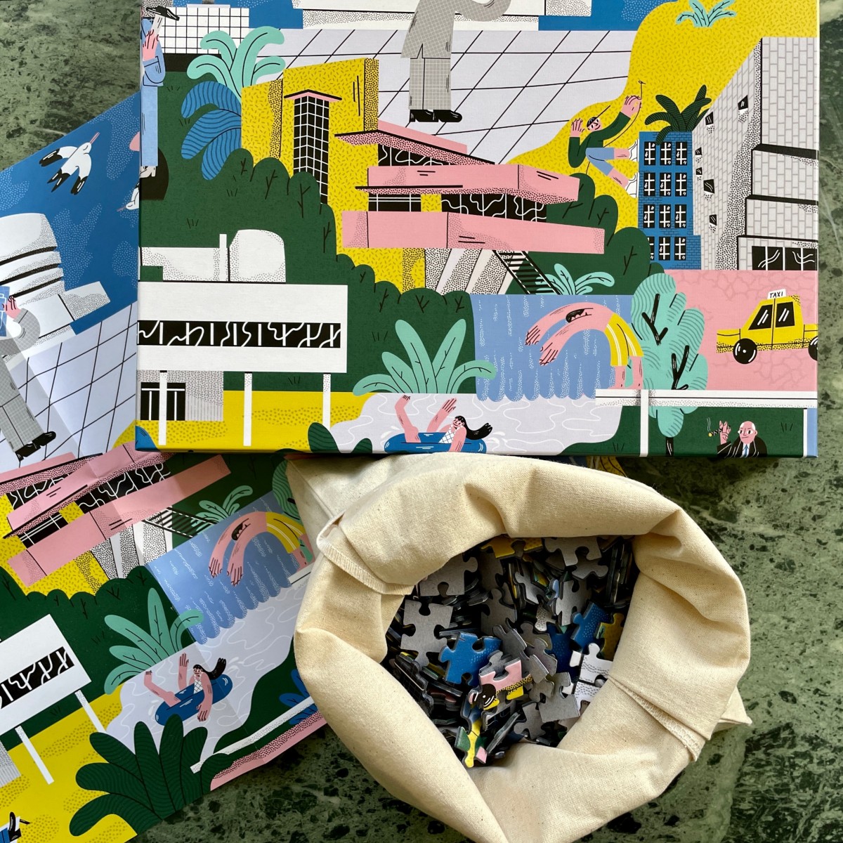 Das Puzzle Kollektiv - Puzzle "Architecture" 500 Teile