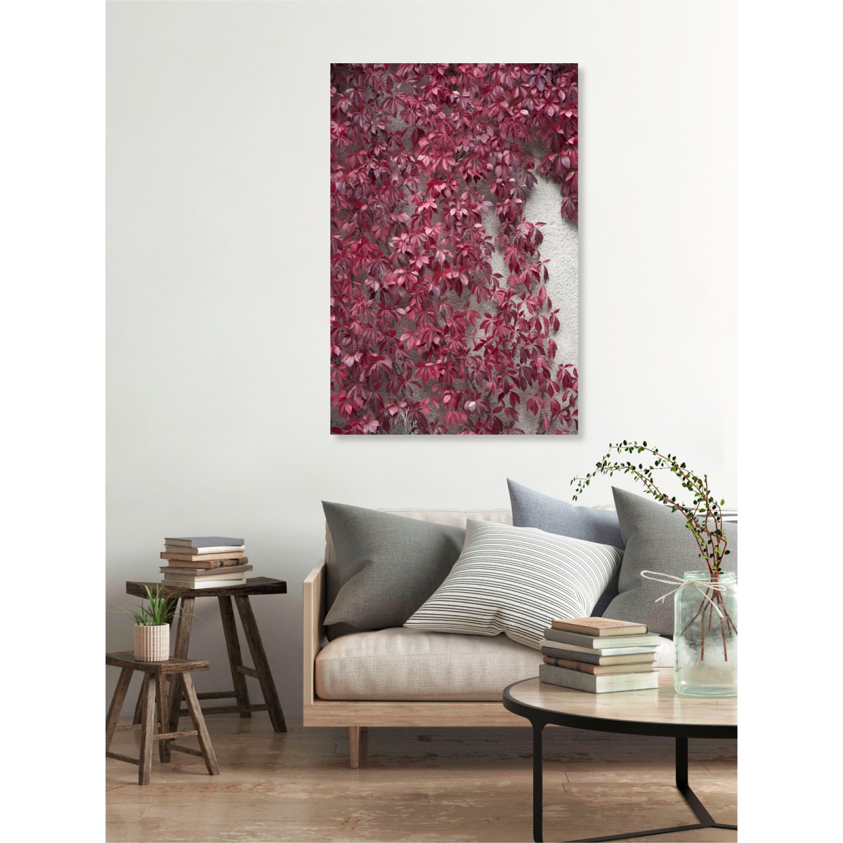 nahili ARTPRINT / POSTER "beauty of autumn" (DIN A1/A3 & 50x70cm) rote Blätter im Herbst Fotografie
