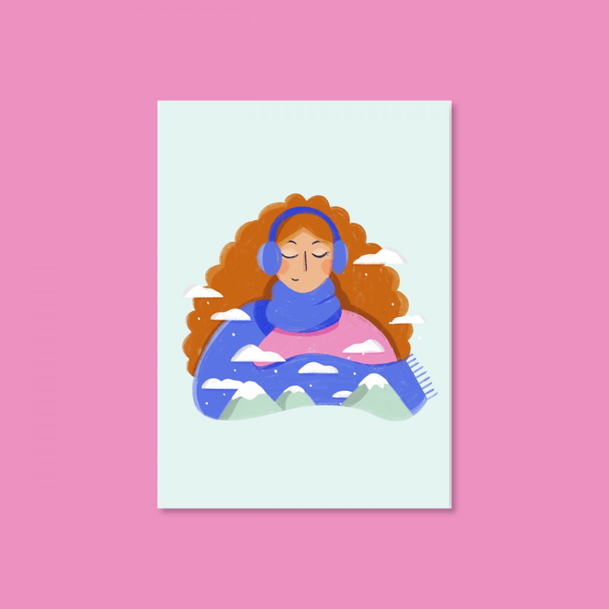 Wintertraum / Postkarte A6 / Svea Hansohn Illustration