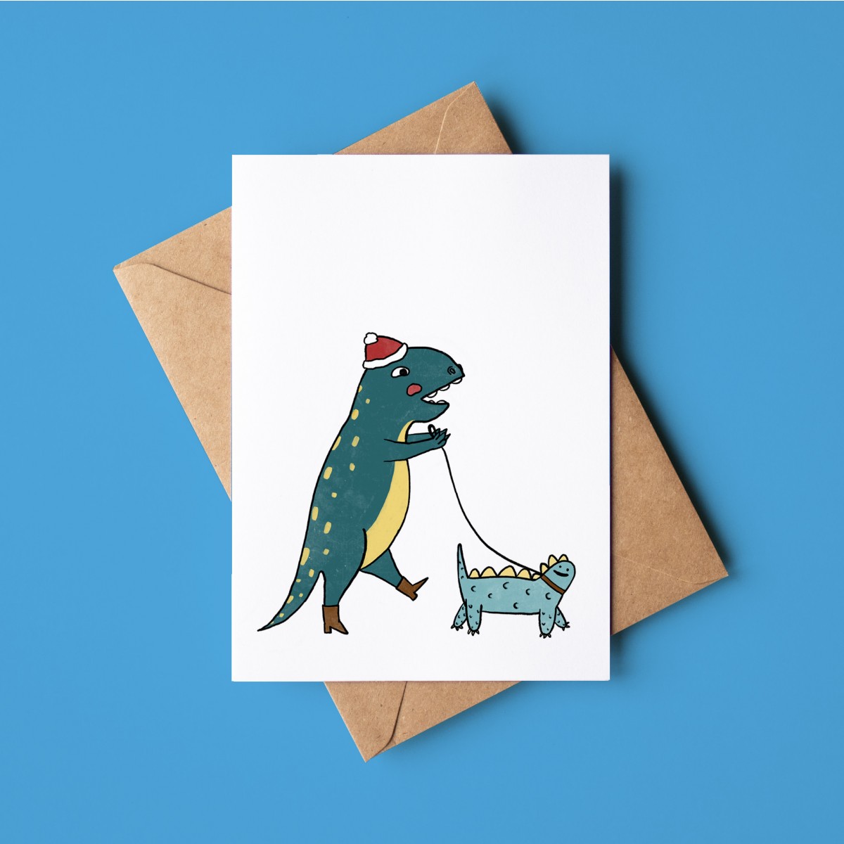 The Naughty District - Lustiges Weihnachtskarten Set »Spirit Animals und Dinos«